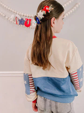 Adorable Patriotic Hairstyles for Girls, Toddlers & Babies + Our Favorite Red, White & Blue Party Stars