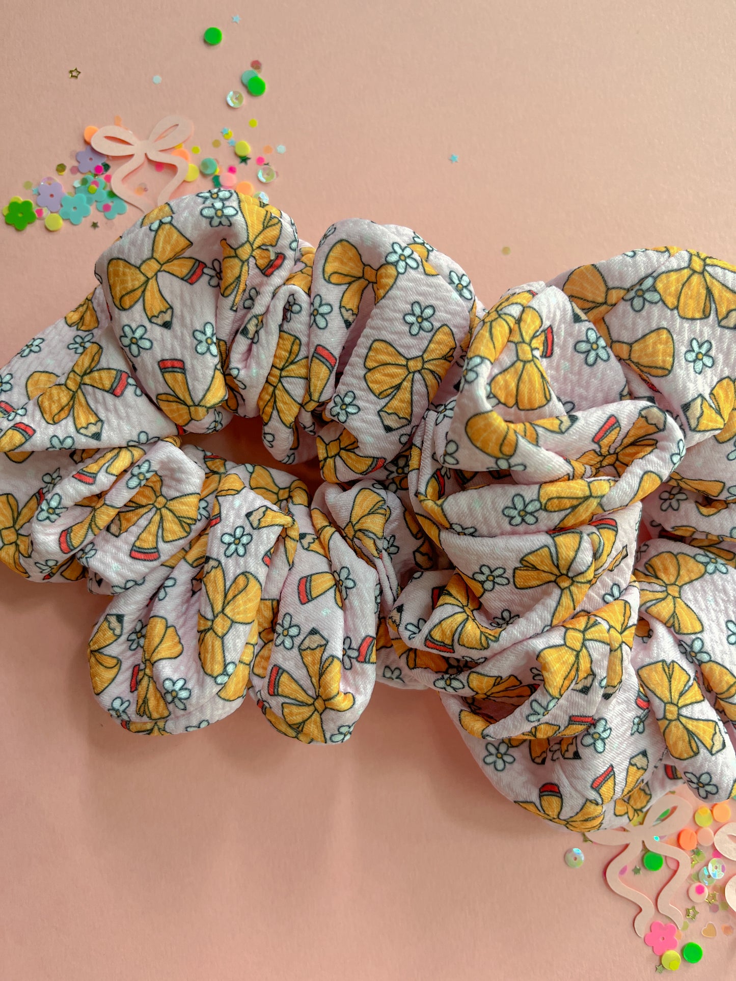 Pencil Bow Oversized Scrunchy