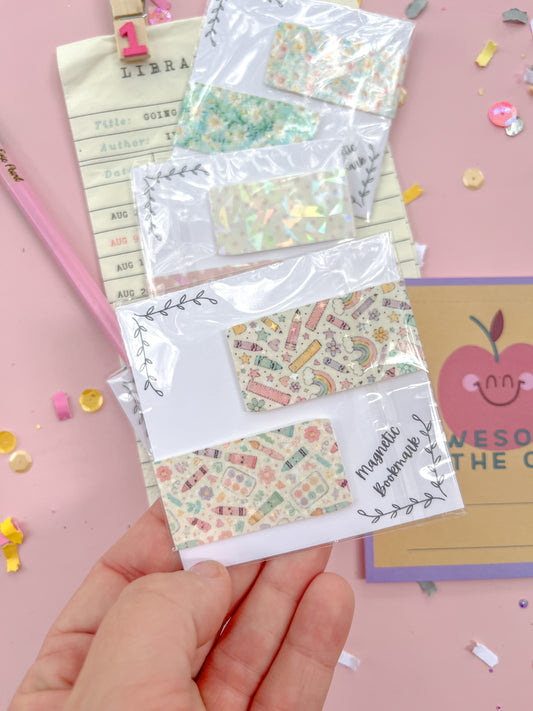 FREEBIE- 2 magnetic bookmarks with purchase of $30 or more-only add one!
