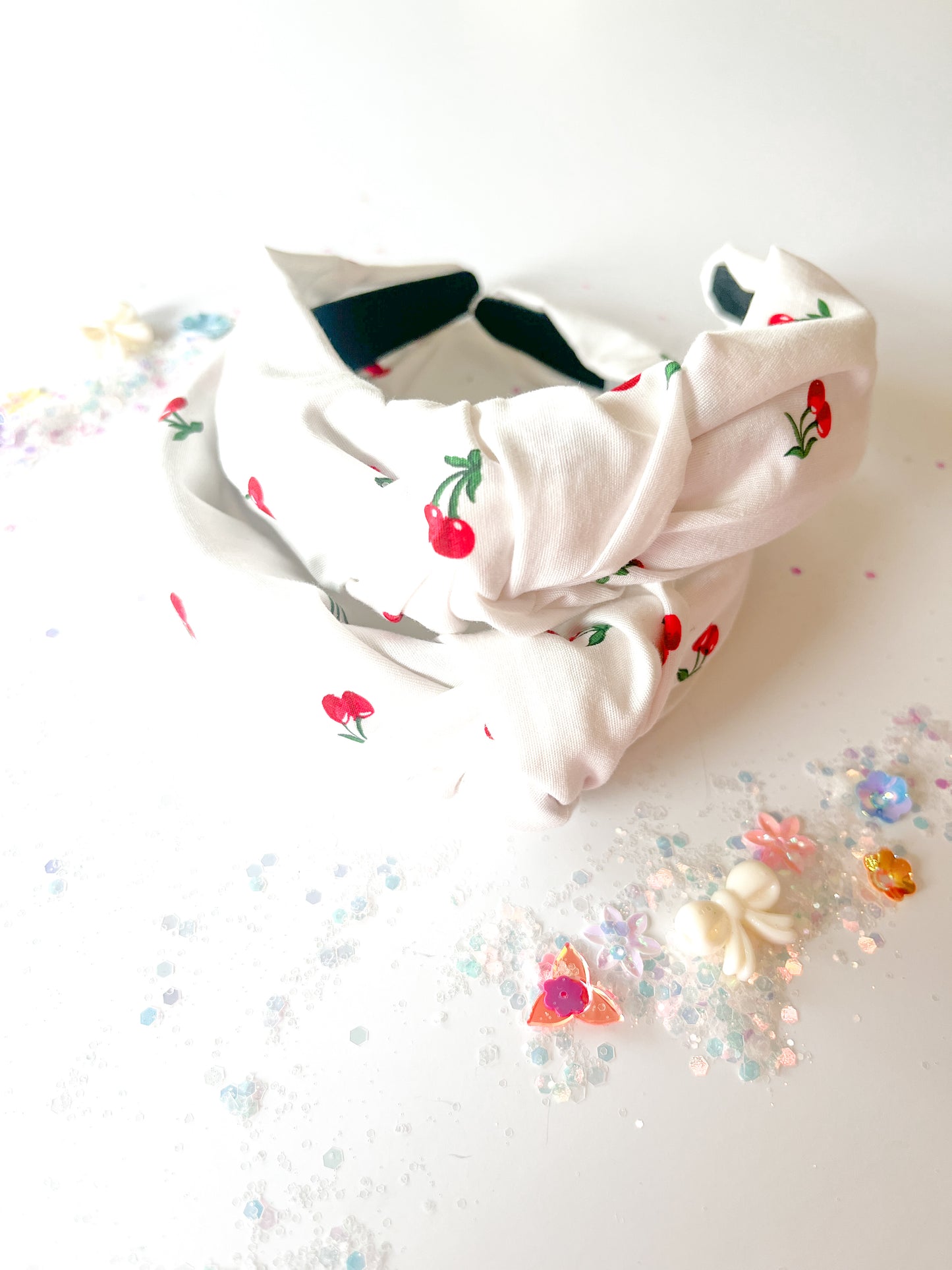 Cherry Knotted Headband for Girls & Women