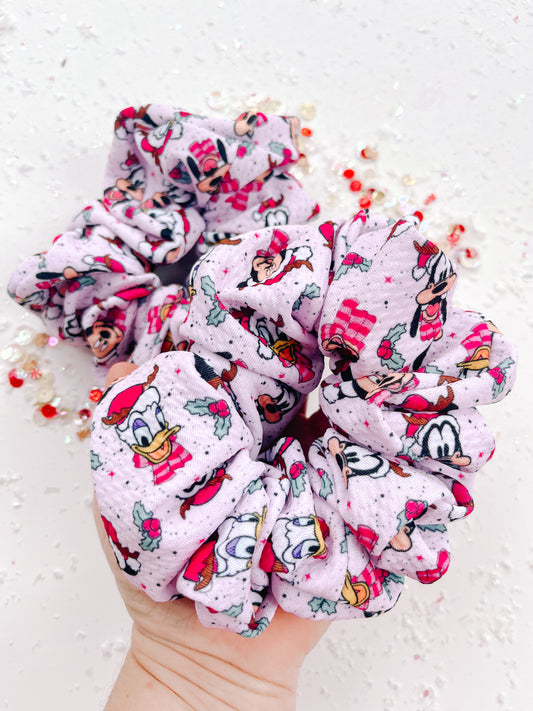 Mouse & Friends Christmas Oversized Scrunchy