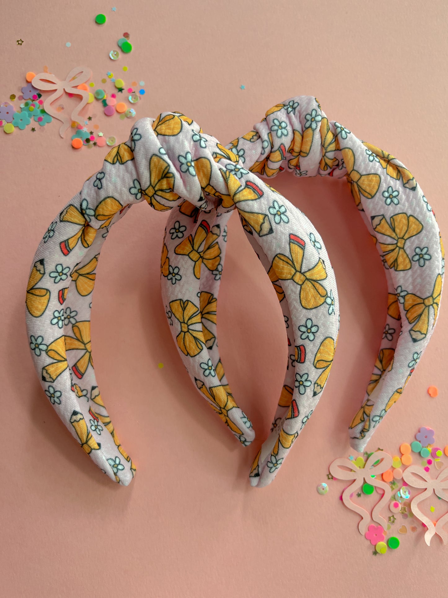 Pencil Bow Knotted Headband for Girls & Women