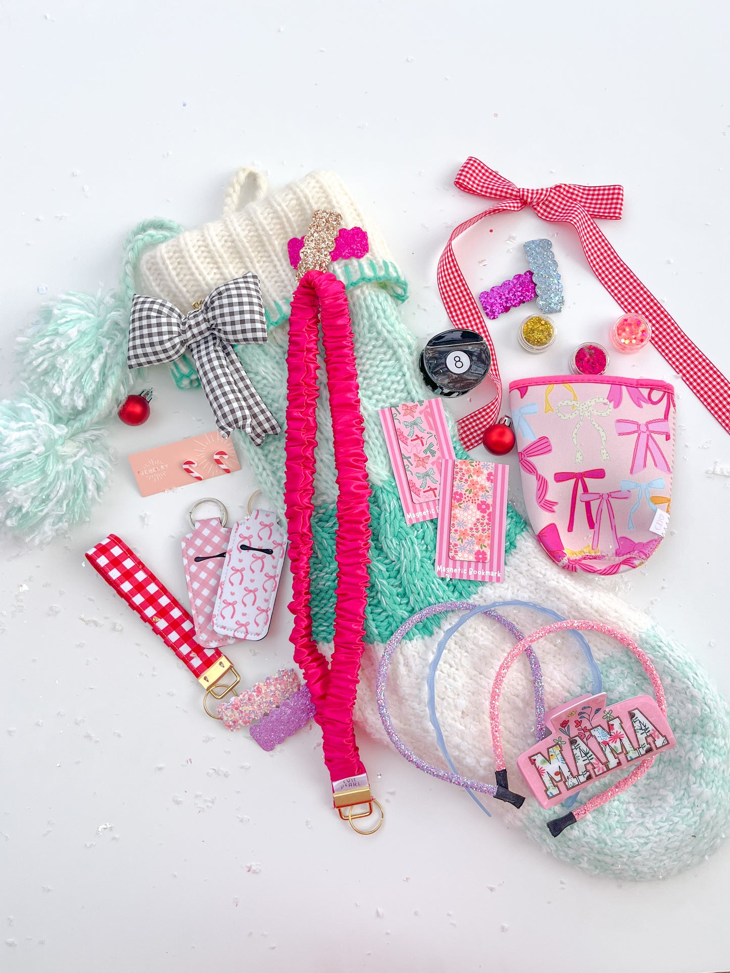 Holiday Flat Keychain