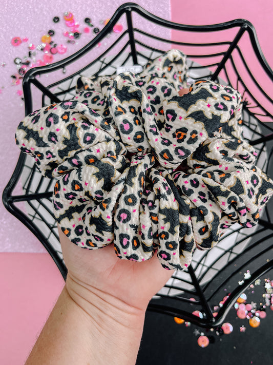 Bat Cheetah Oversized Scrunchy