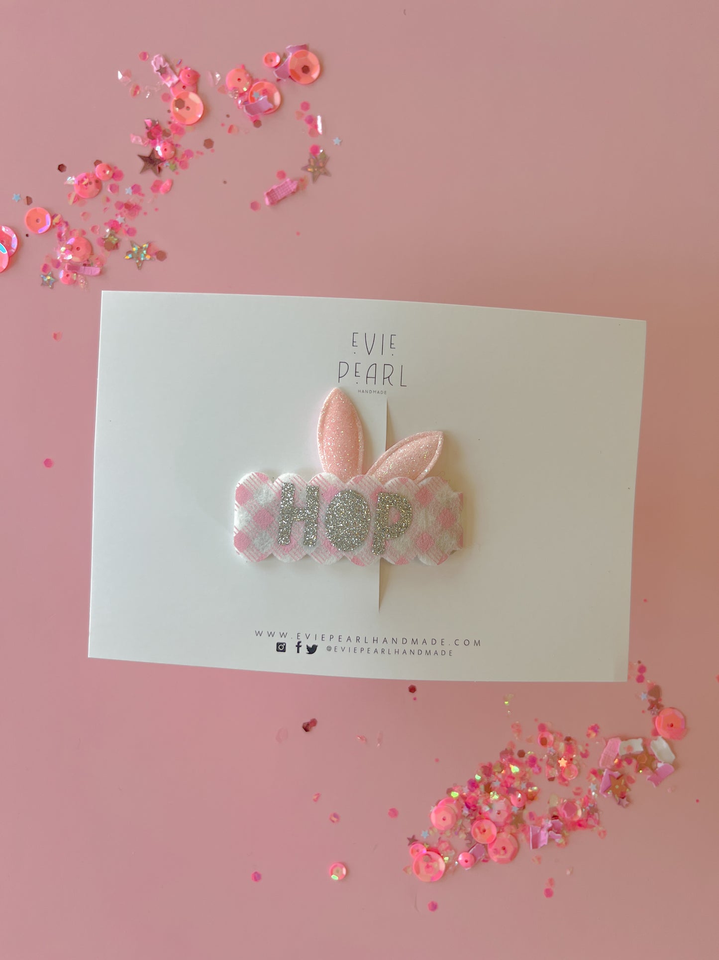 Hop Bunny Ears Snap Clip