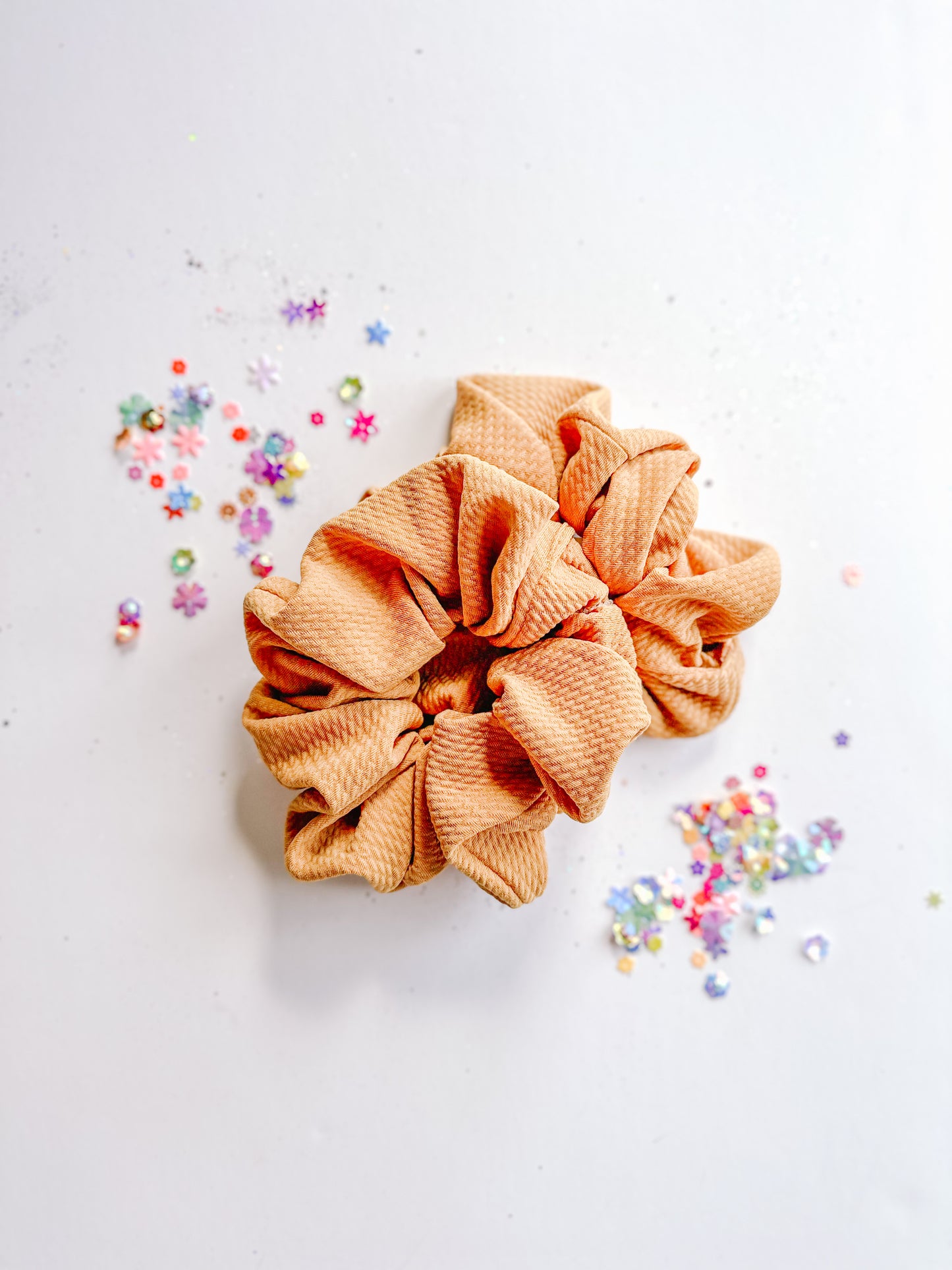 Mustard Oversized Scrunchy