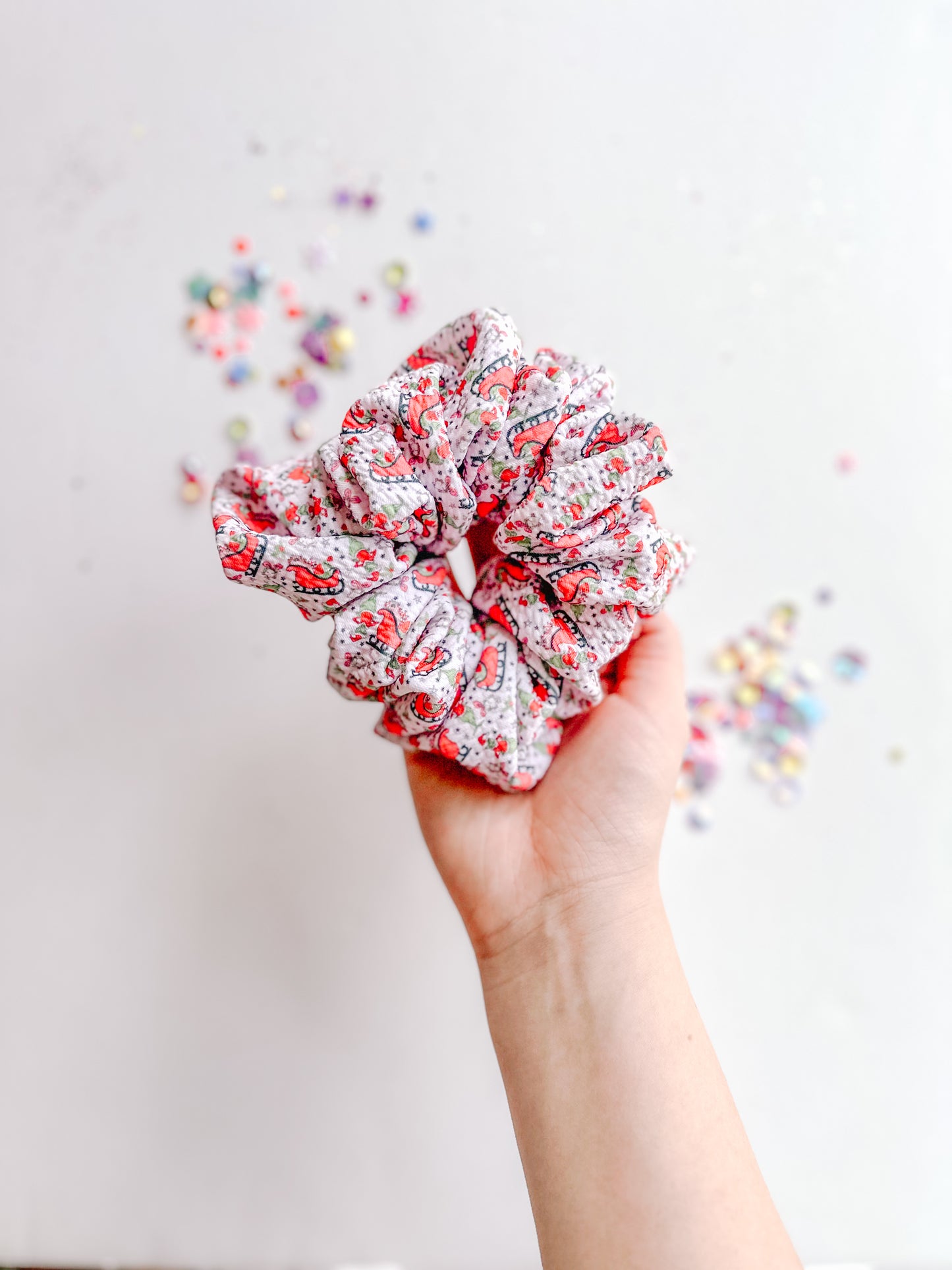 Grinch Sleigh Oversized Scrunchy