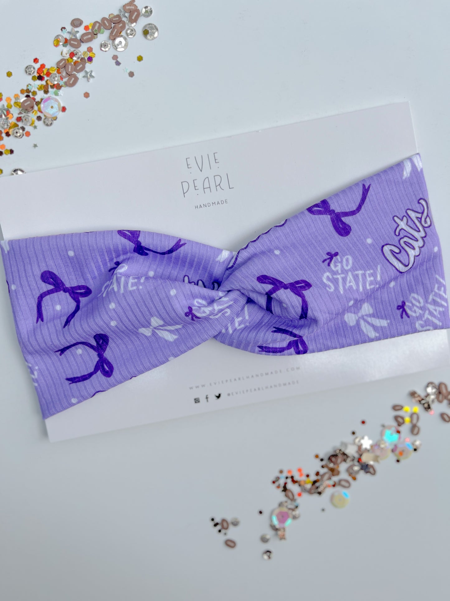 KSU Wildcats Go State Purple Twisted Turban for Girls & Women