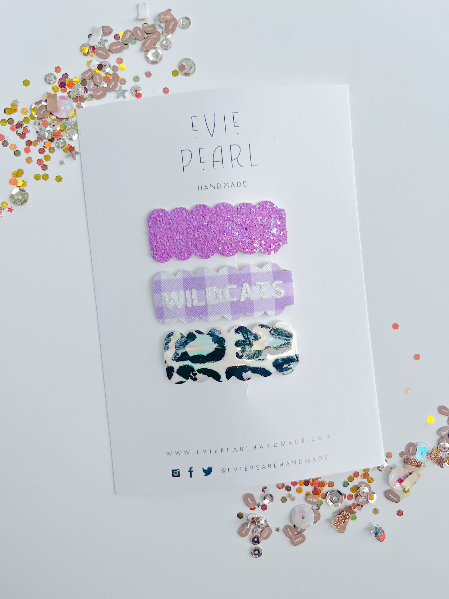 KSU Wildcats Purple Snap Clip Set