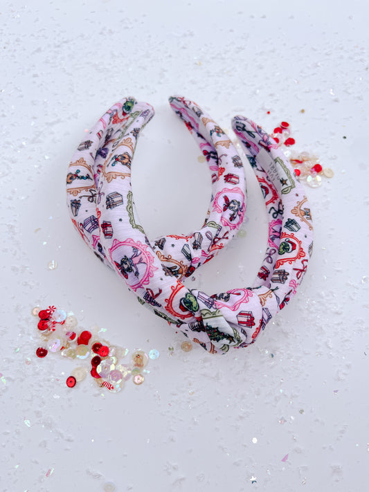 Mean Guy Frames Knotted Headband for Girls & Women