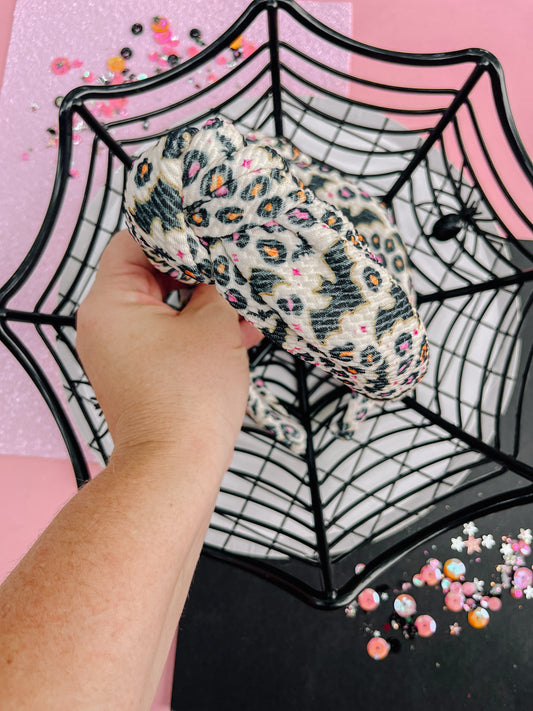 Bat Cheetah Knotted Headband For Girls & Women