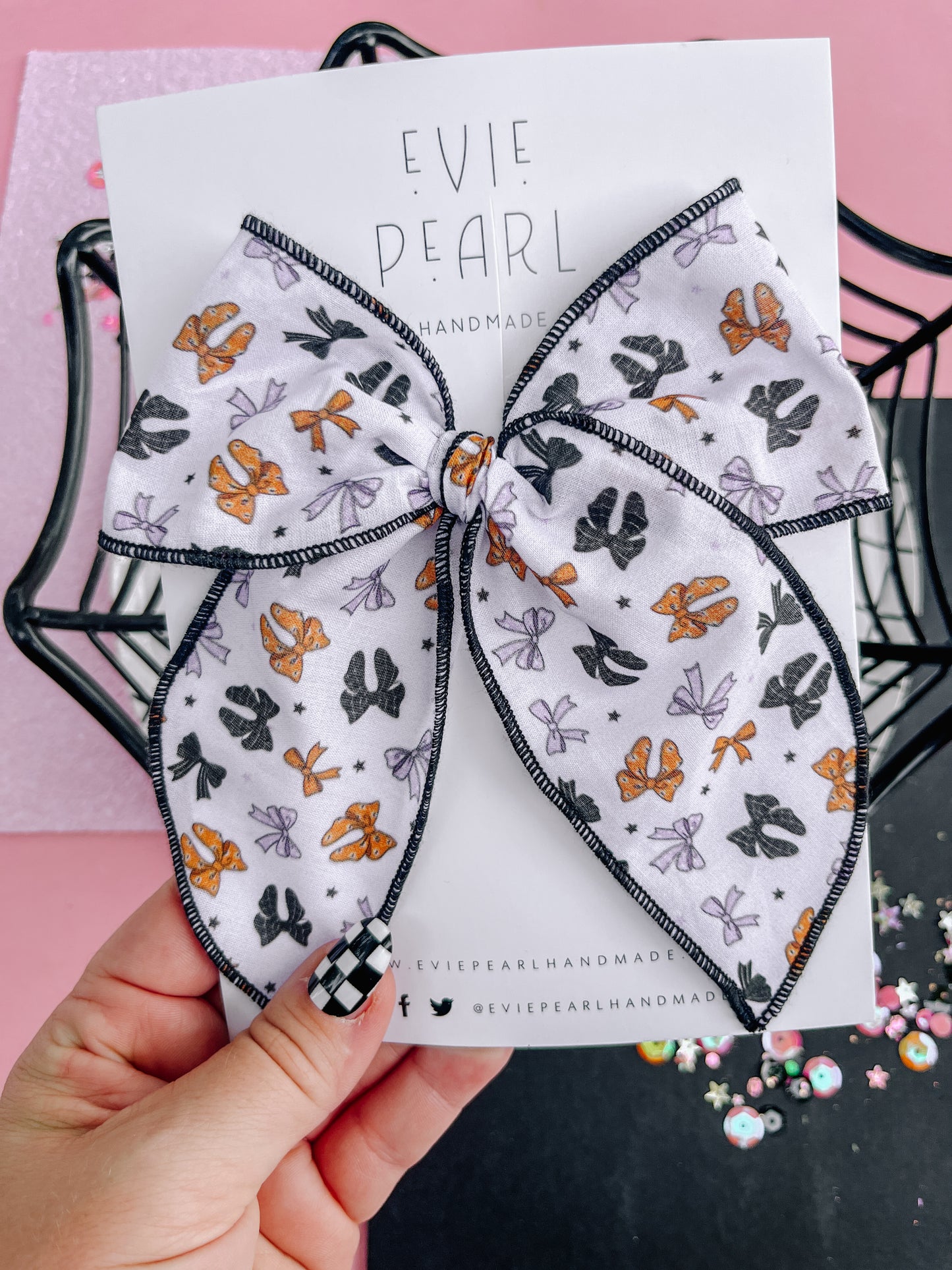 Black| Halloween Bows on Bows