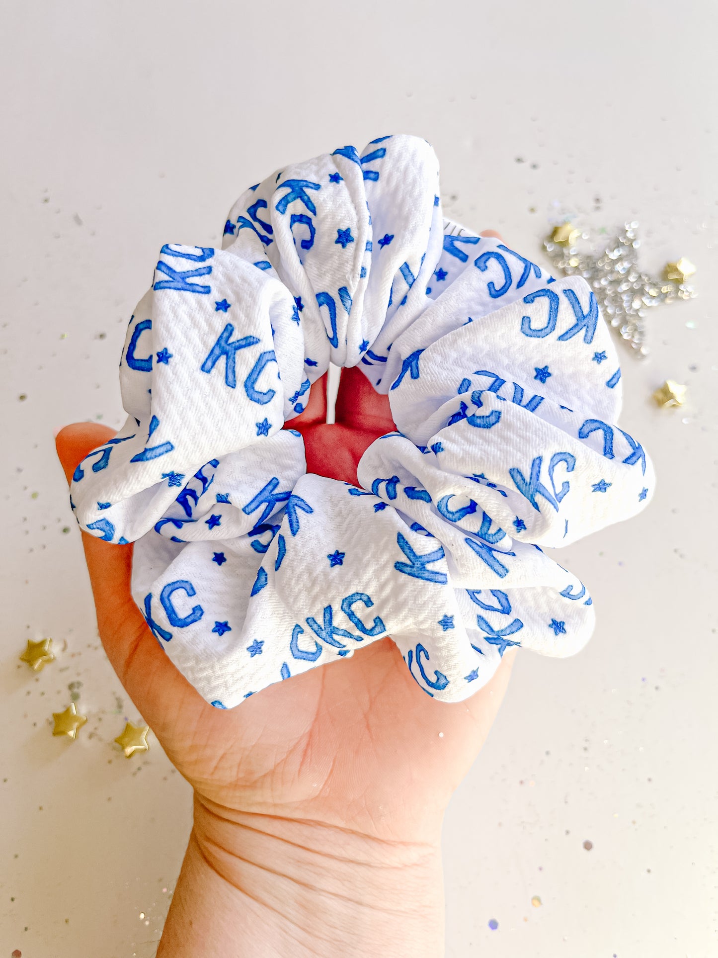 Navy KC Sporting Regular Scrunchy