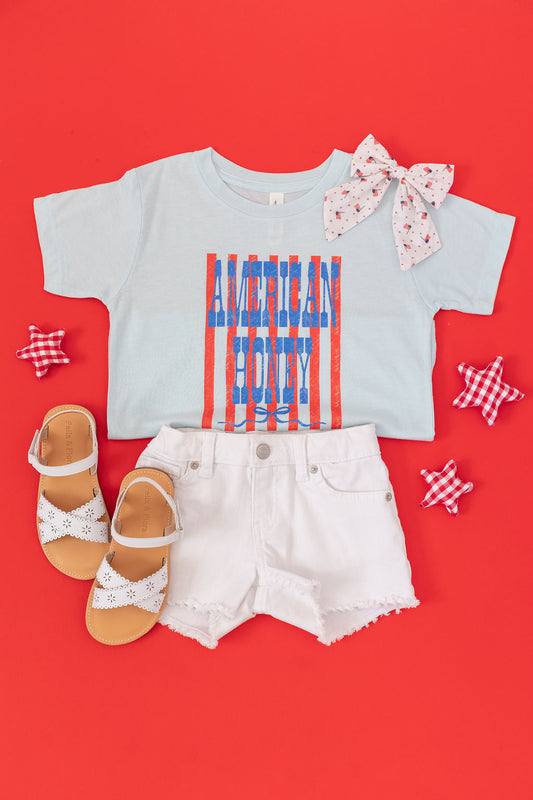USA Flag Medium Sailor Bow