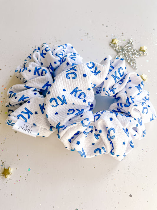 Navy KC Sporting Regular Scrunchy