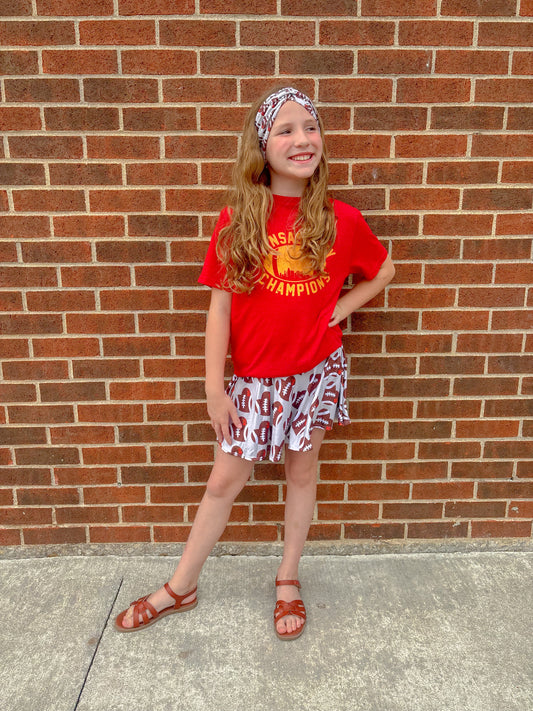 Football Hearts KC Twisted Turban