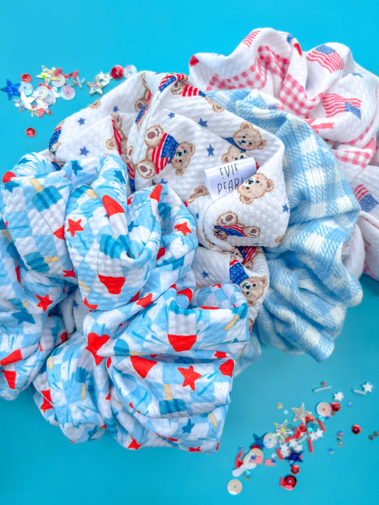 Fourth of July Oversized Scrunchy