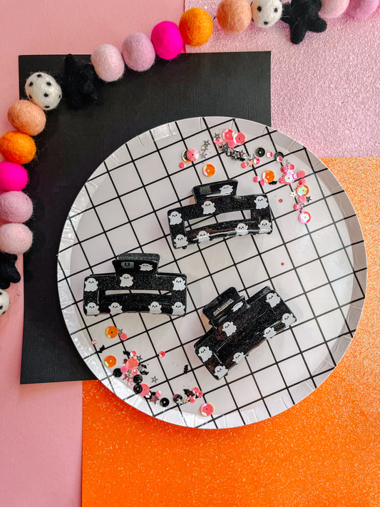 Black Ghost Medium Claw Clip