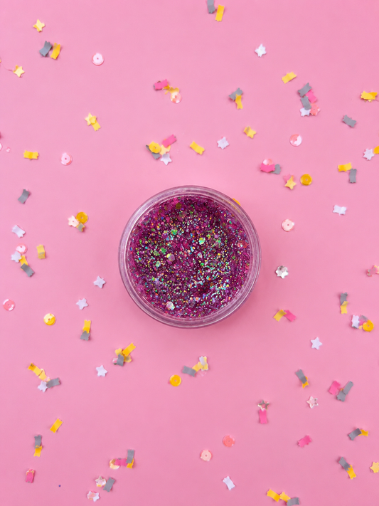 Purple Iridescent Hair Glitter