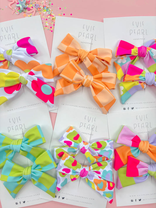 Swim Medium Pinwheel Pigtail Set