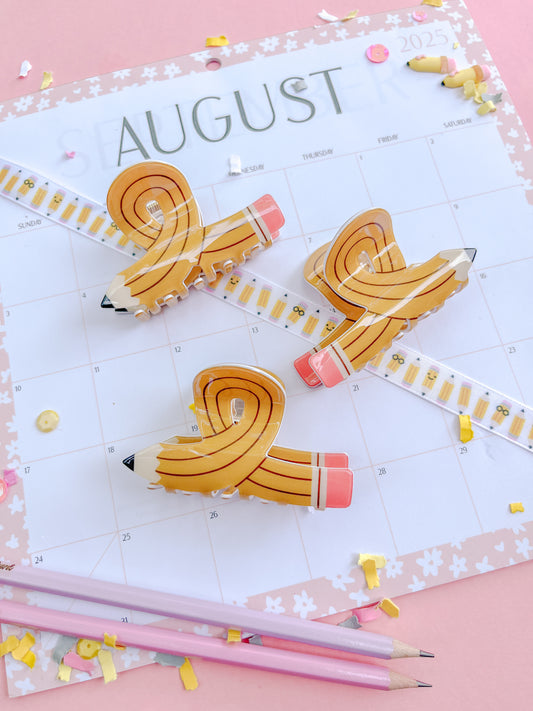 Pencil Small Claw Clip