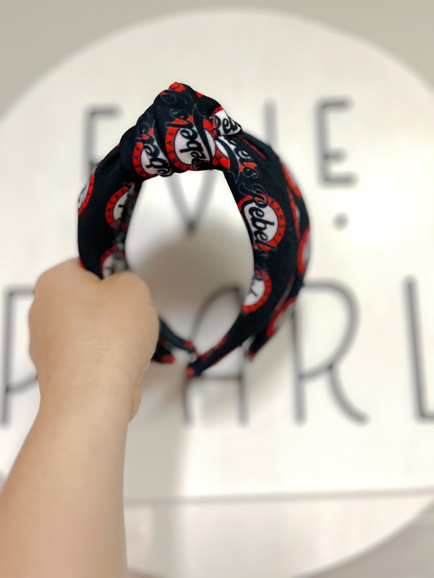 Rebels Softball Knotted Headband
