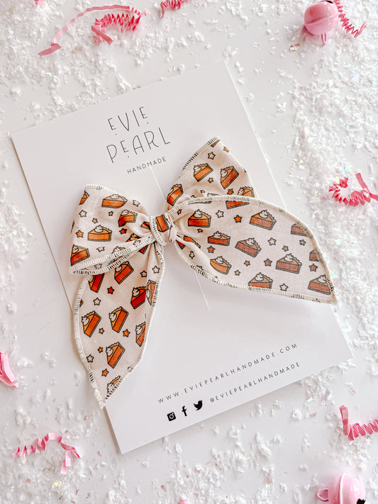 Pumpkin Pie Medium Bow
