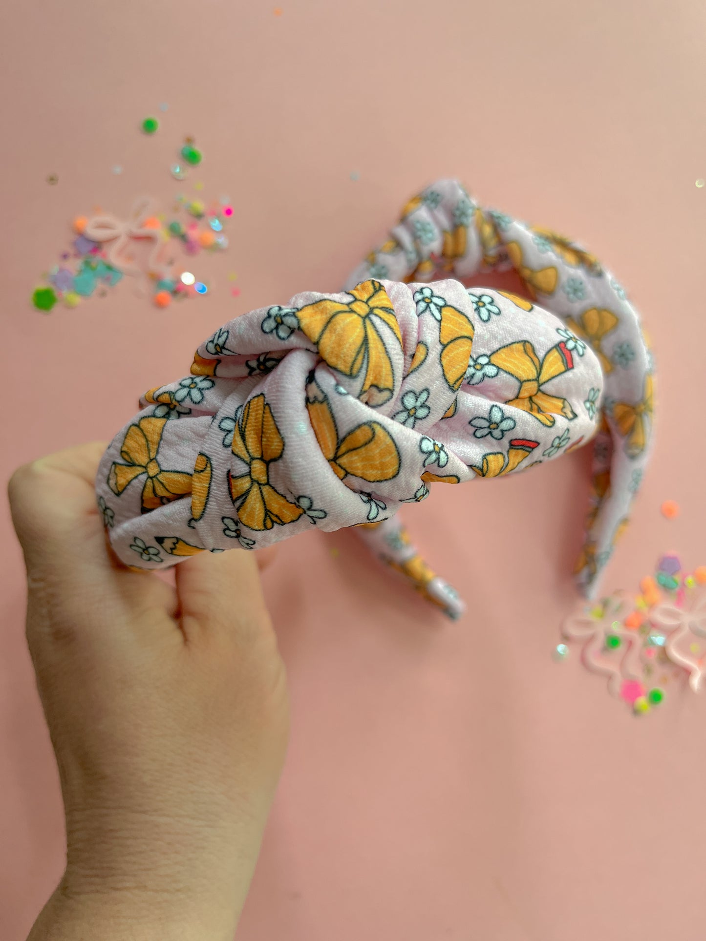 Pencil Bow Knotted Headband for Girls & Women