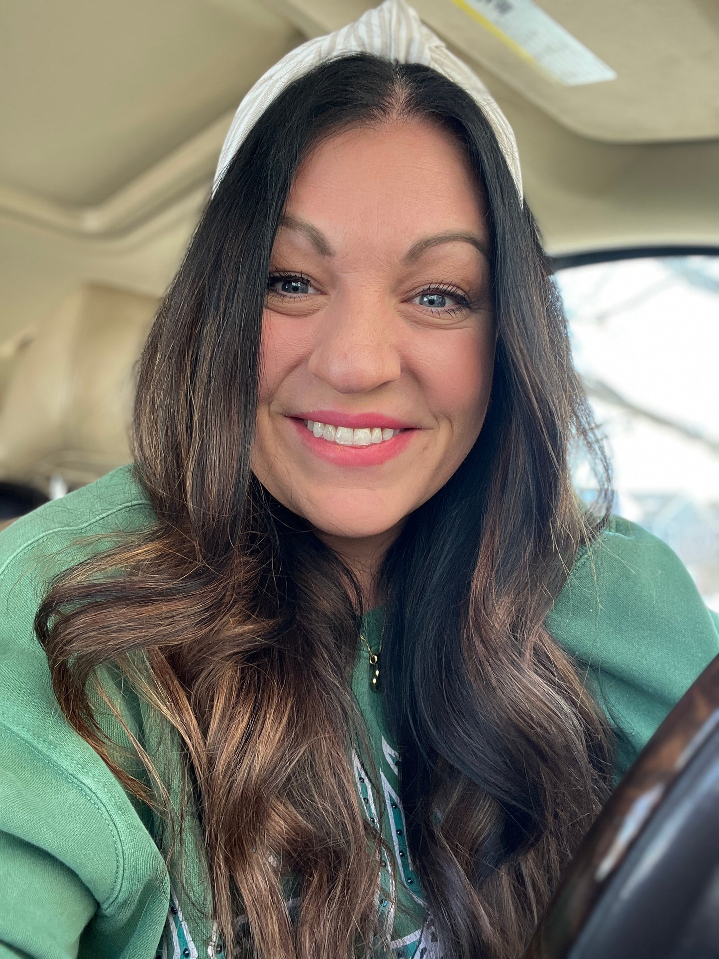 White & Gray Striped Knotted Headband for girls & woke.