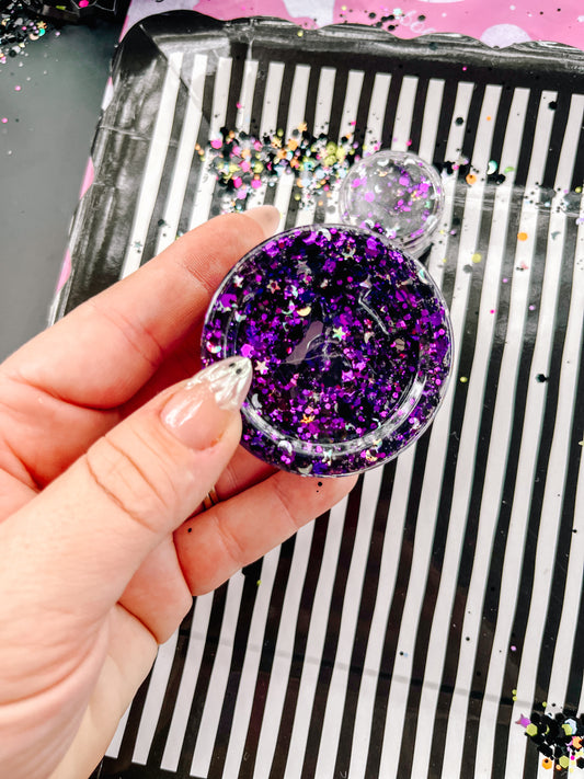 Witch, Please! — Purple + Black Halloween Hair Glitter