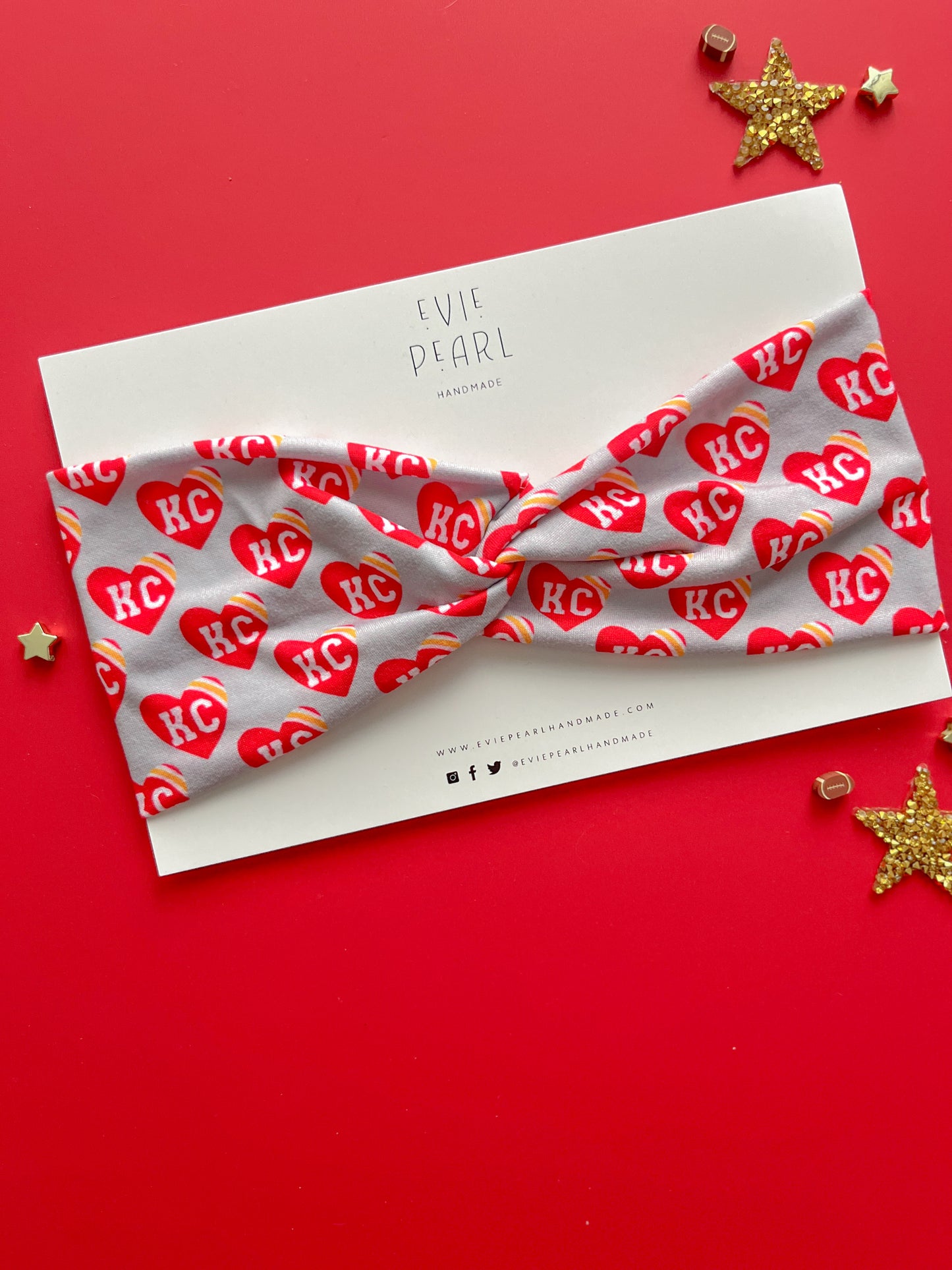 Gray Heart KC Twisted Turban for girls and women