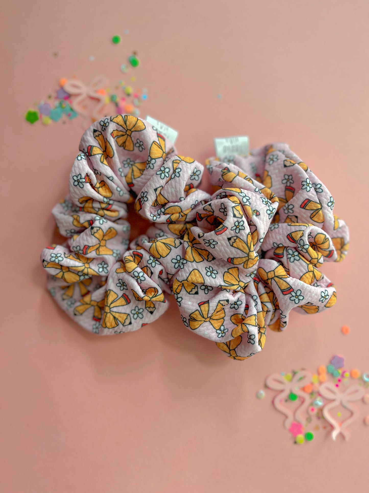 Pencil Bow Regular Scrunchy