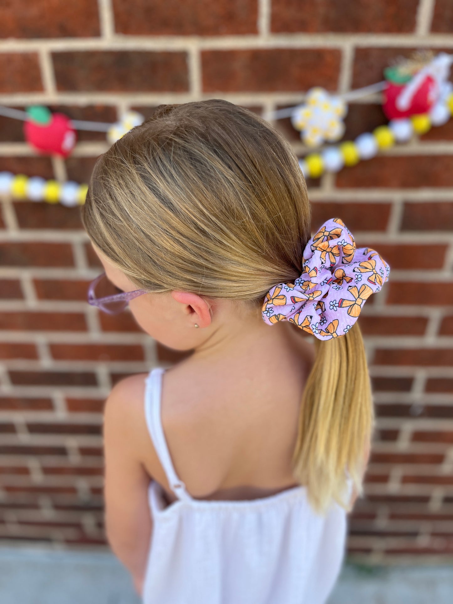 Pencil Bow Oversized Scrunchy