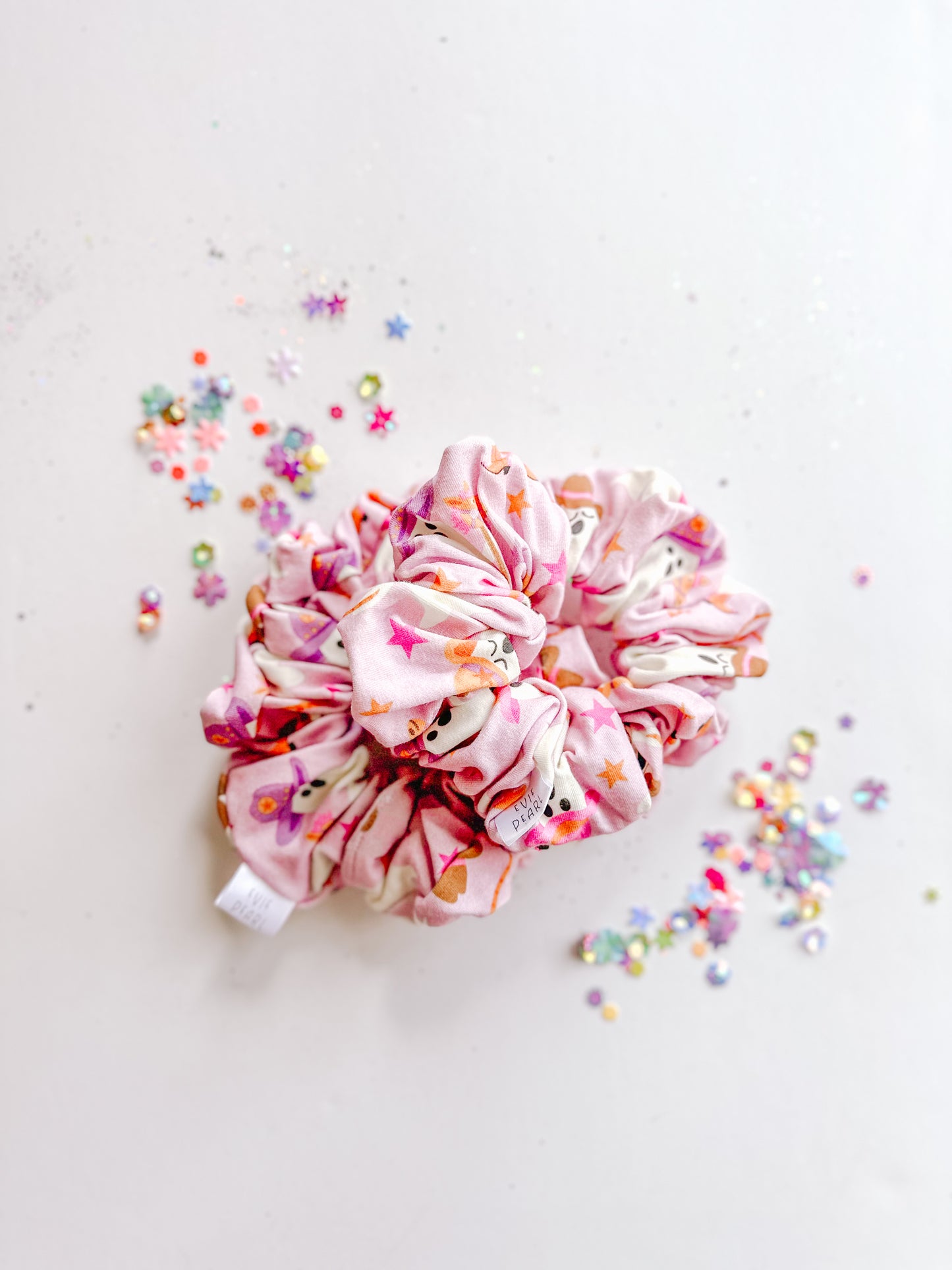 Lilac Ghosts Oversized Scrunchy