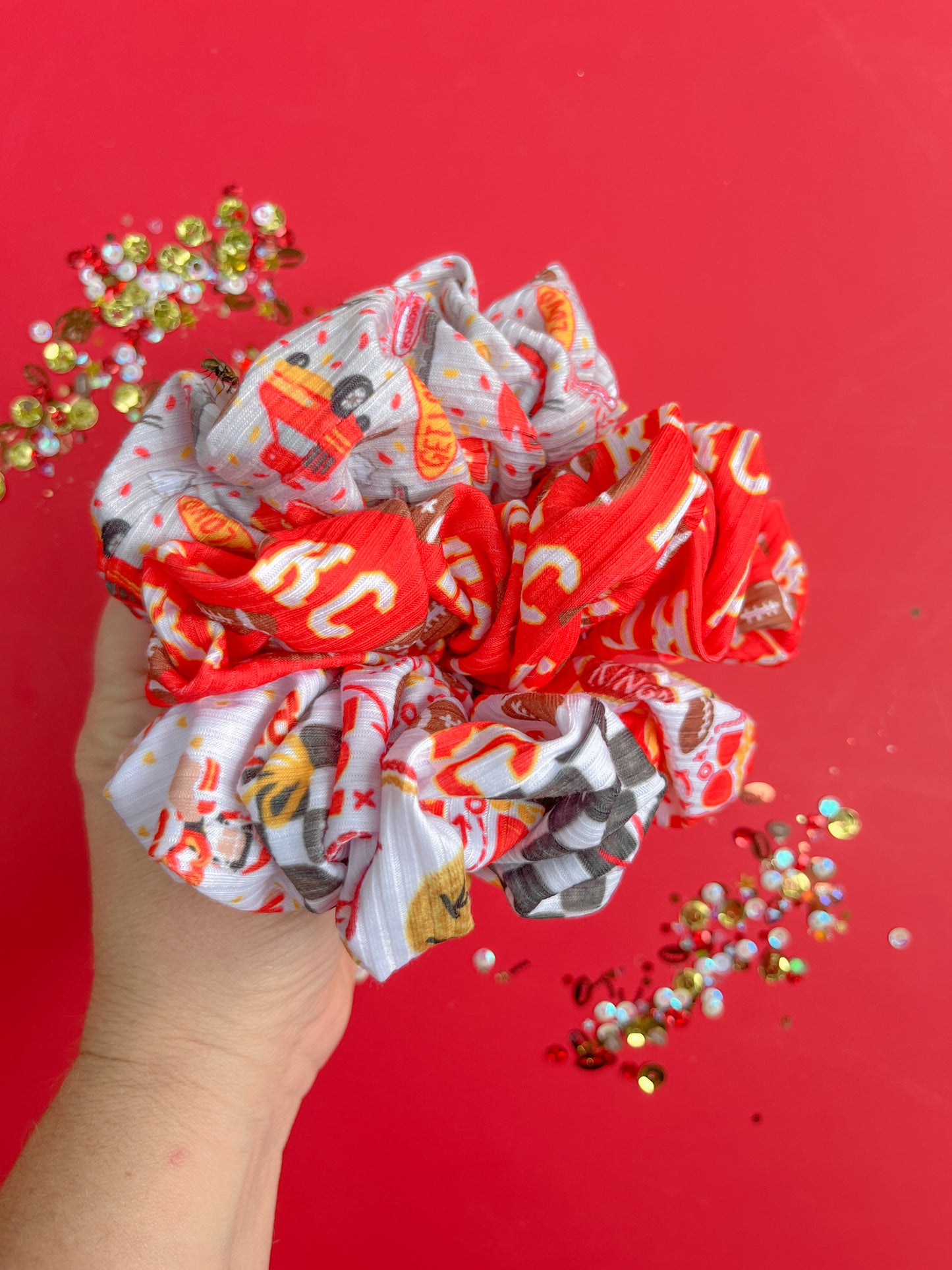 KC Quilt Patchwork Oversized Scrunchy