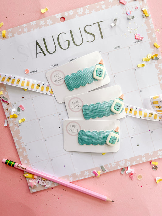 Glue Single Snap Clip