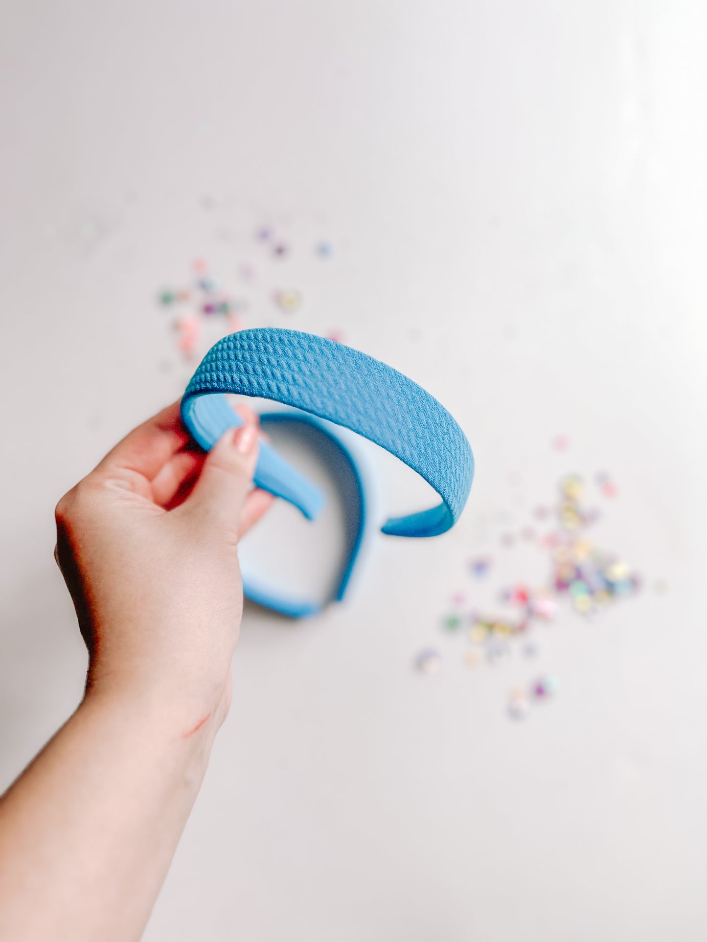 Neon Blue Classic Headband