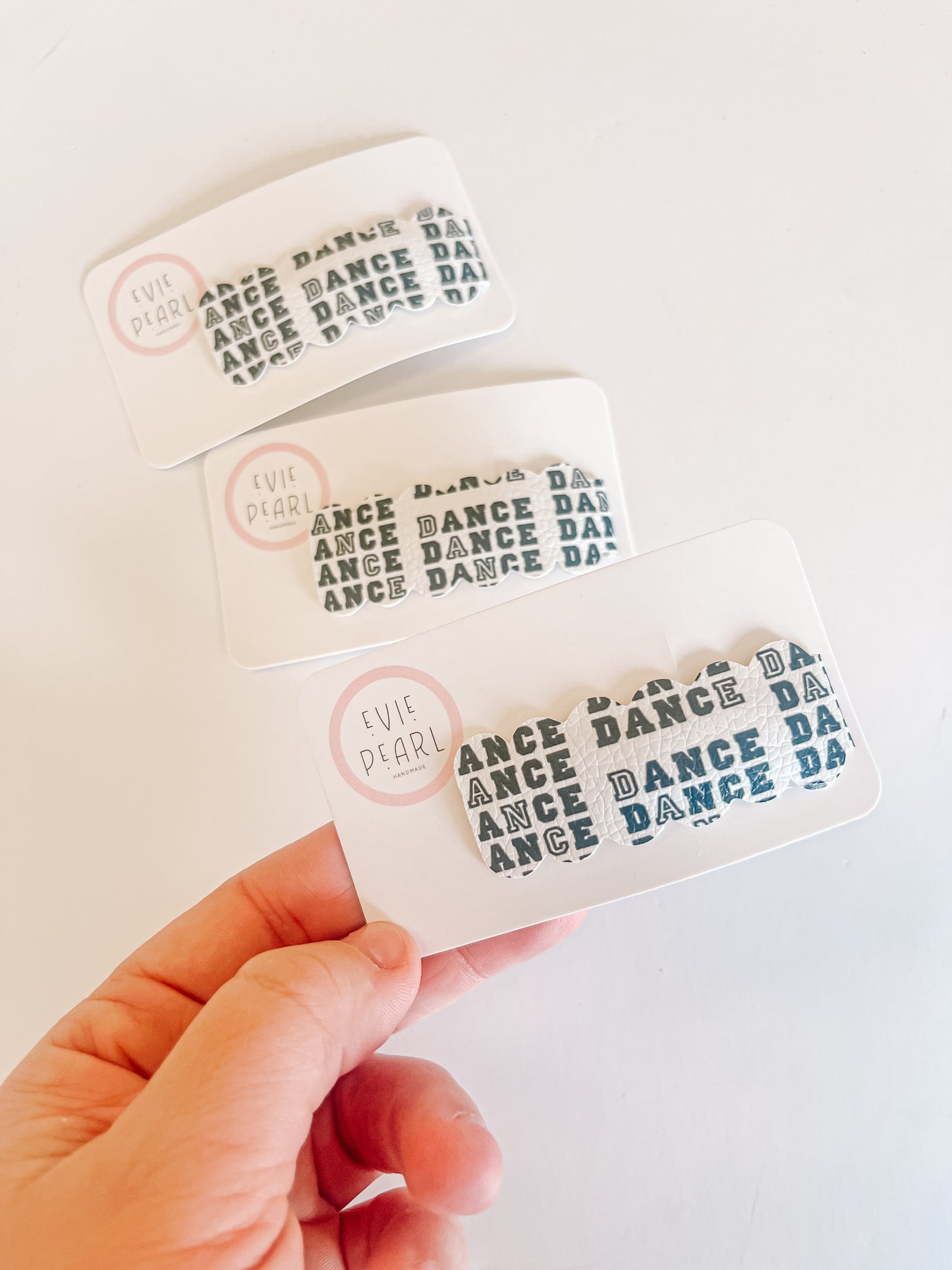 Dance Leather Single Snap Clip