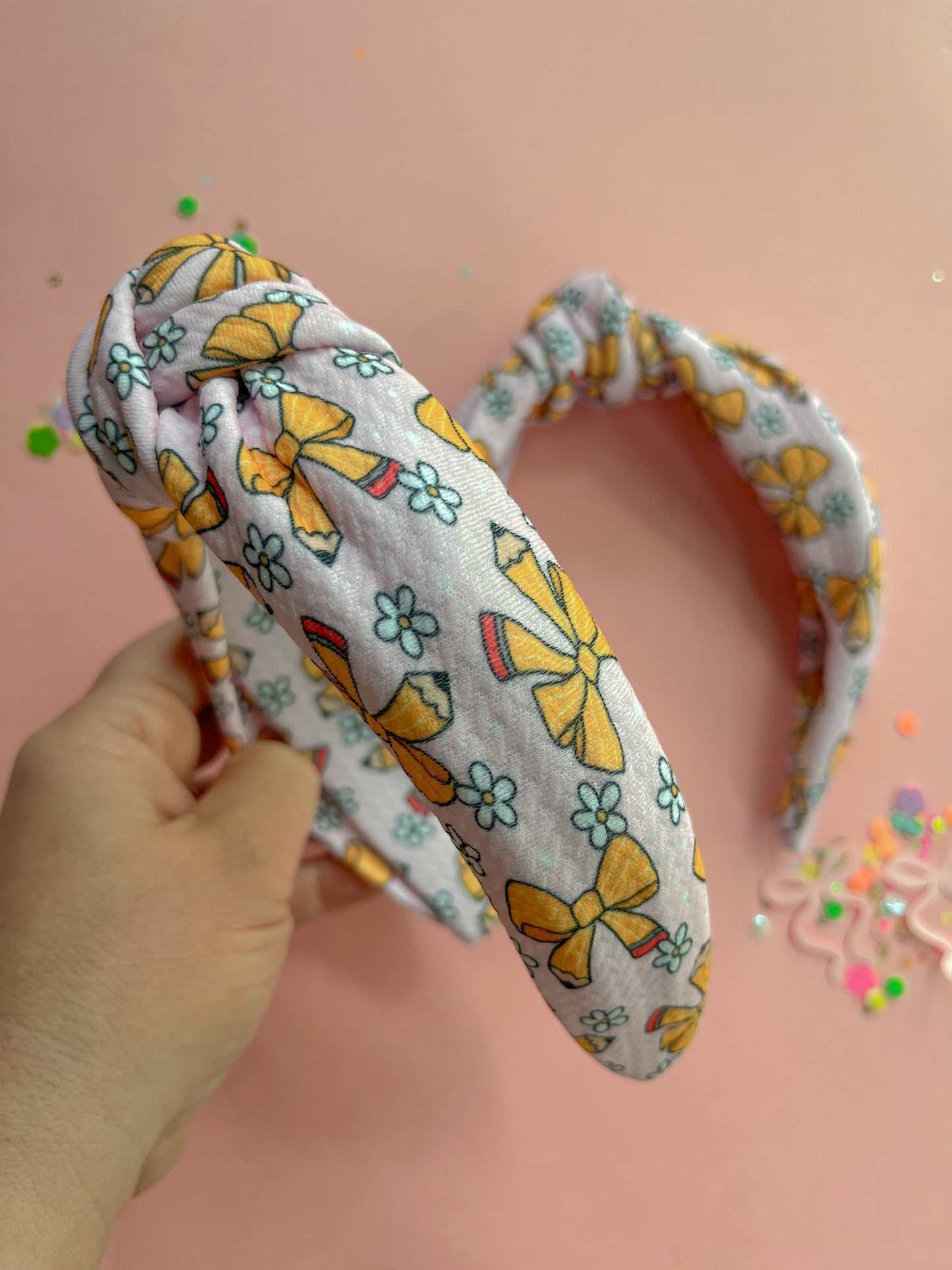 Pencil Bow Knotted Headband for Girls & Women