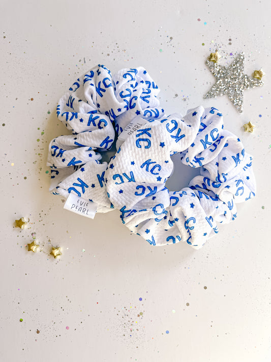 Navy KC Sporting Regular Scrunchy