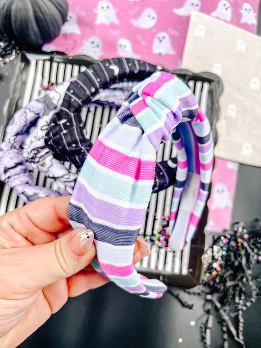 Spooky Halloween Knotted Headband for Girls & Women