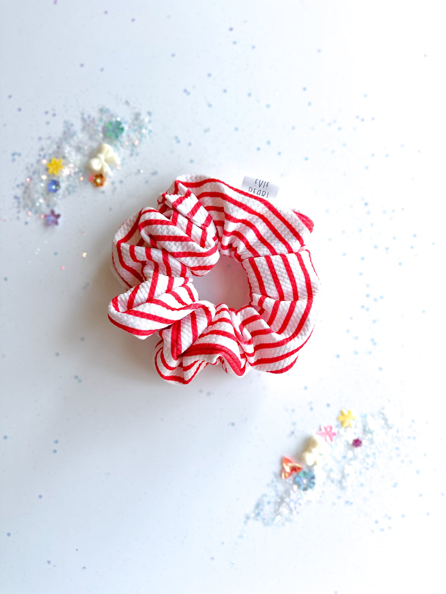 Red Stripe Regular Scrunchy