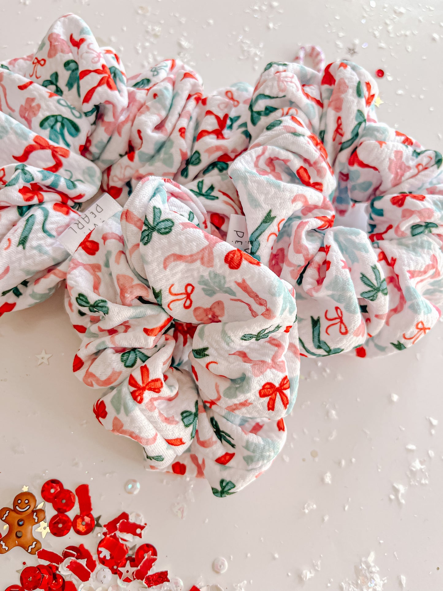 Holiday Bows Scrunchy