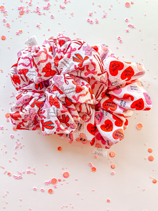 Valentine Oversized Scrunchy