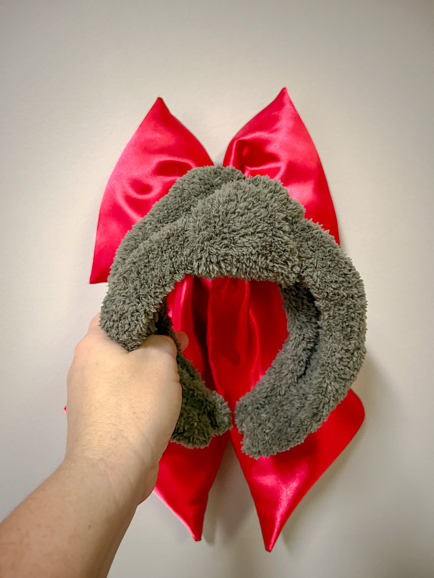 Olive Sherpa Knotted Headband for Girls & Women