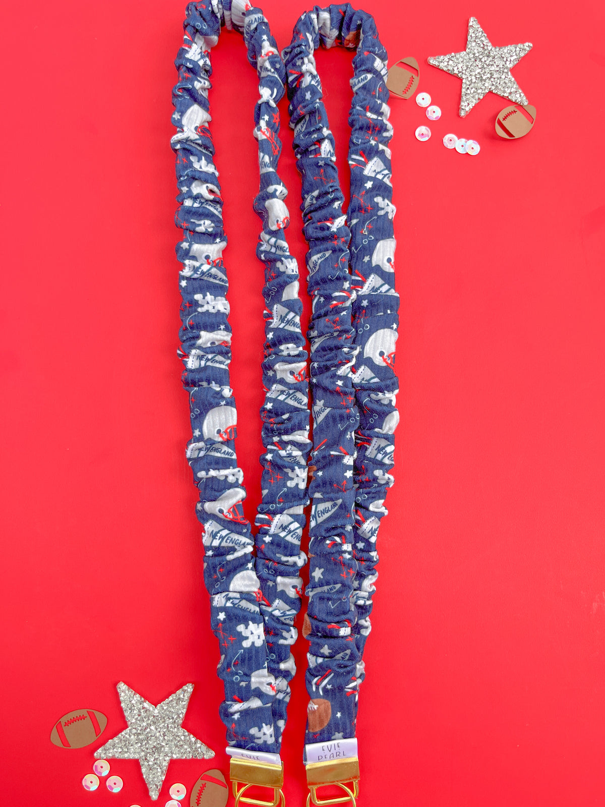 New England Patriots Hair Accessories | Bows, Scrunchies & Headbands