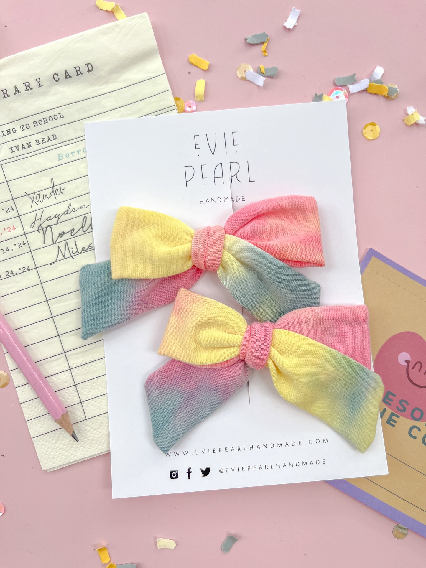 Tie-Dye Medium Pinwheel Pigtails