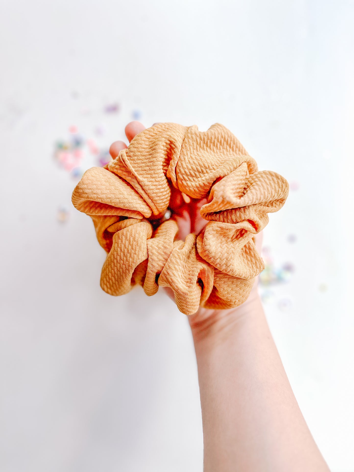 Mustard Oversized Scrunchy