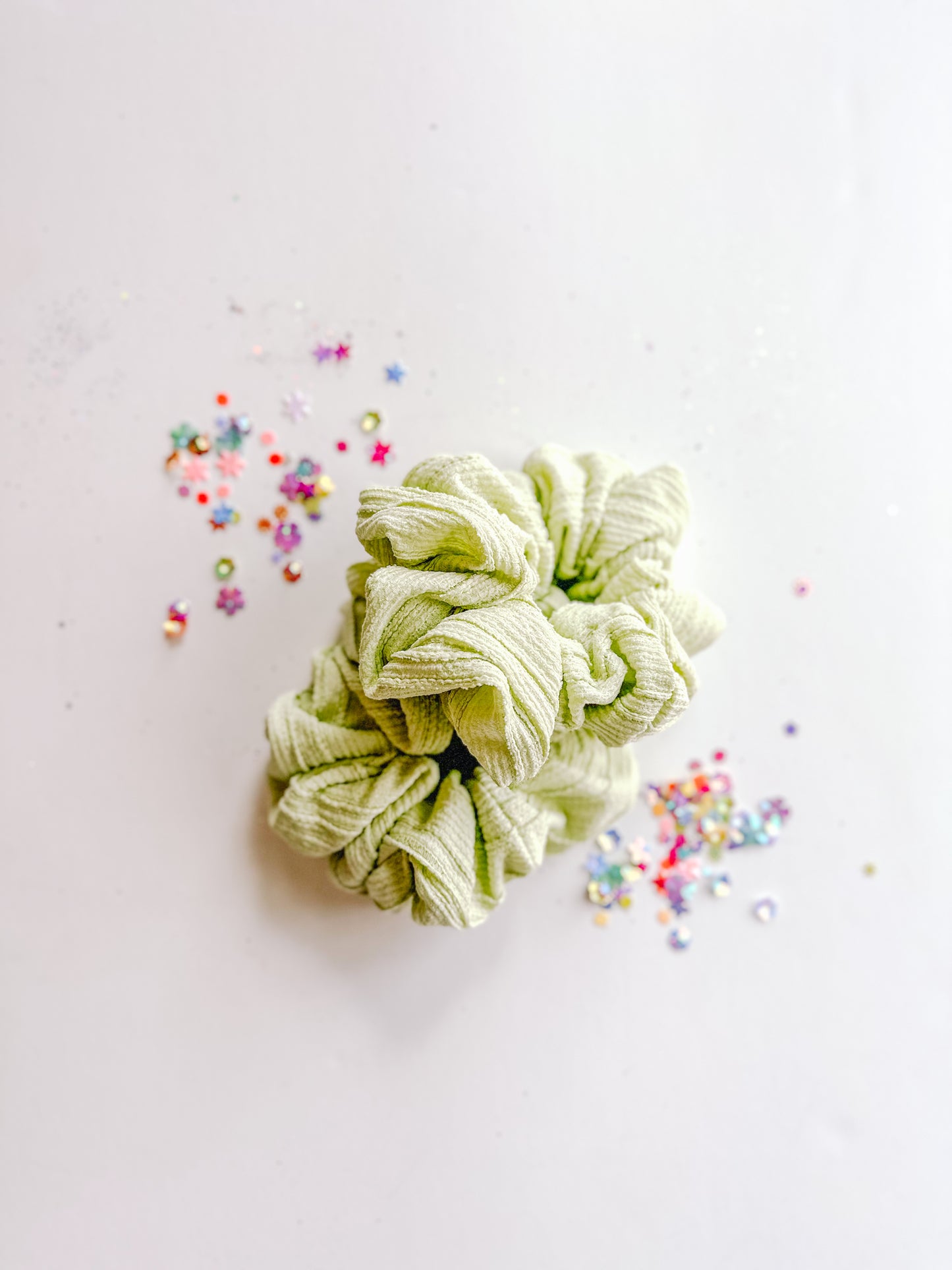 Light Green Oversized Scrunchy