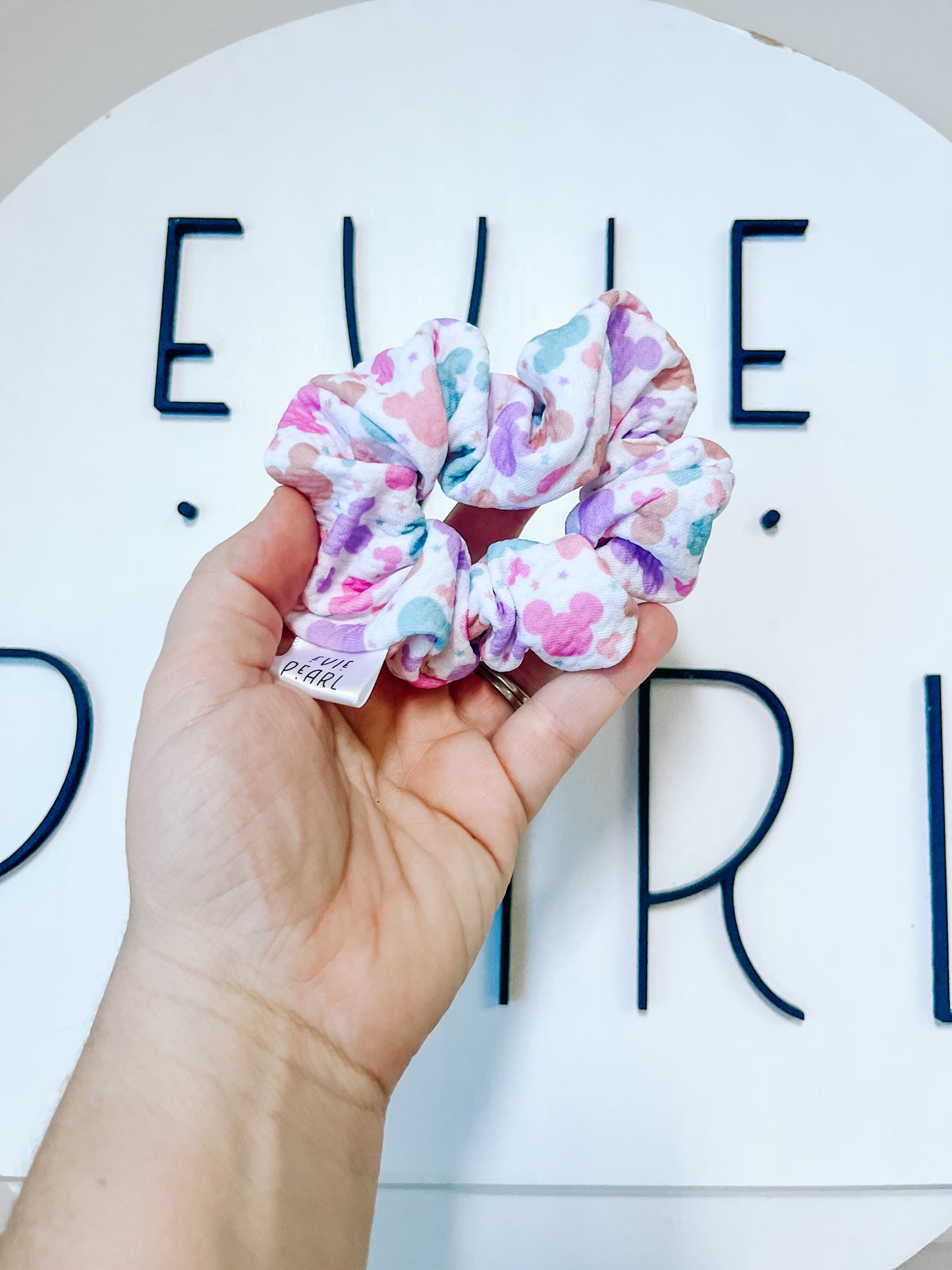Mickey pastel girls scrunchy